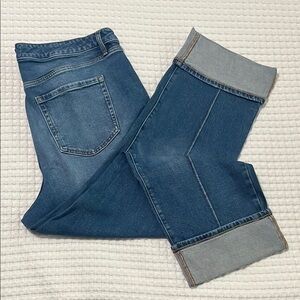 Lane Bryant Cuffed Ankle Jeans